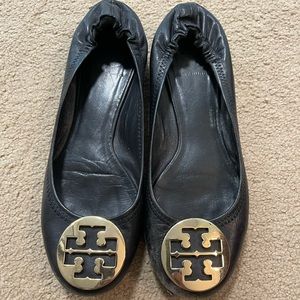 Tory Burch Minnie Travel Leather ballet flat